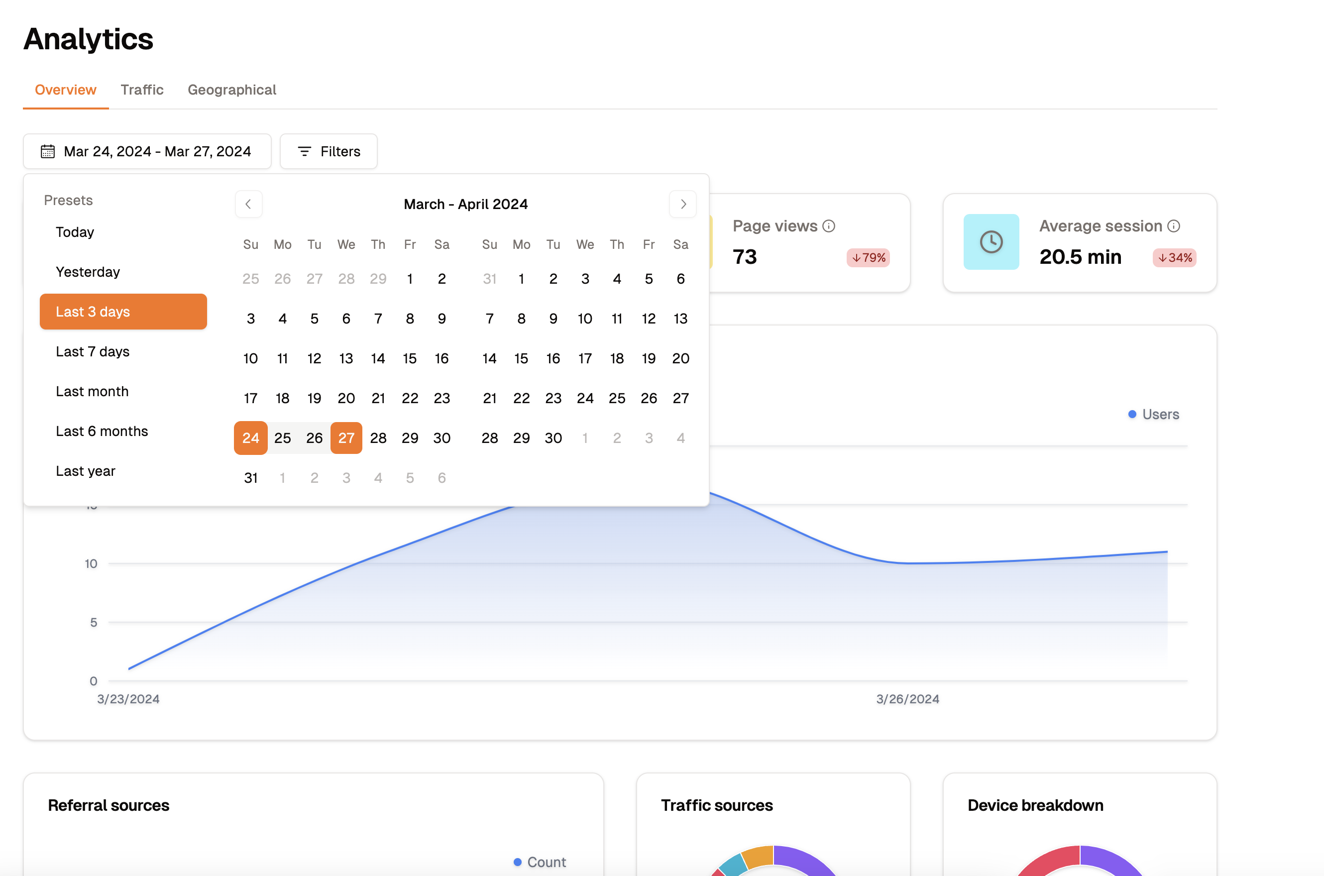 Date Filters in Analyzee