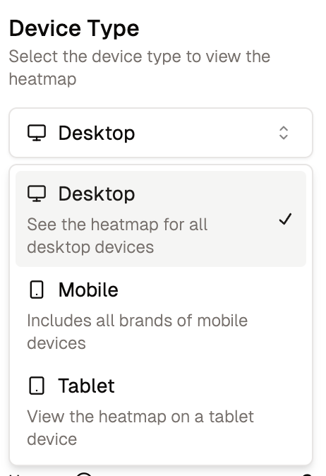 Heatmap Devices