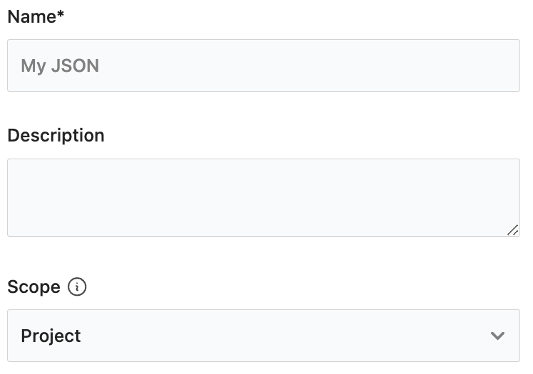 JSON Basic Information